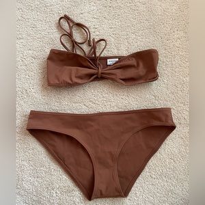 Babaton Bandeau Top and Classic Bikini Bottom - NWOT